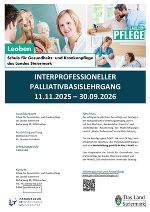 Interprofessioneller Palliativbasislehrgang © Land Stmk.